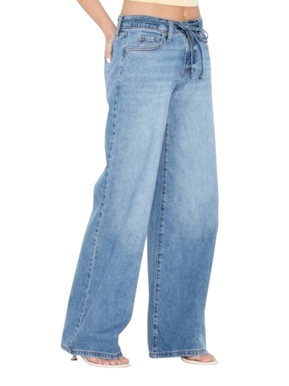 Wild Fable Size 12 Low-Rise Baggy Jeans Size Blue Denim